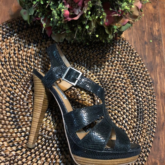 Steve Madden Hitower snakeskin heels sz 8 - Picture 3 of 8